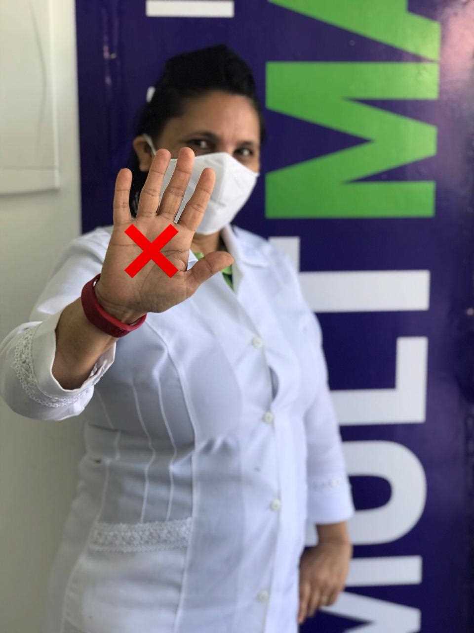 Camacã: Secretaria de Assistência Social através do CRAM adere a Campanha Sinal Vermelho contra a Violência Doméstica